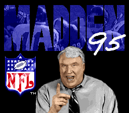 Madden NFL '95 (USA) Title Screen